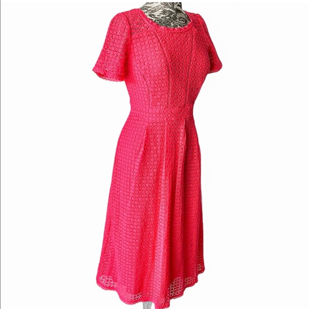 Boden Julieta Lace Dress in Carnival Pink Size 6R